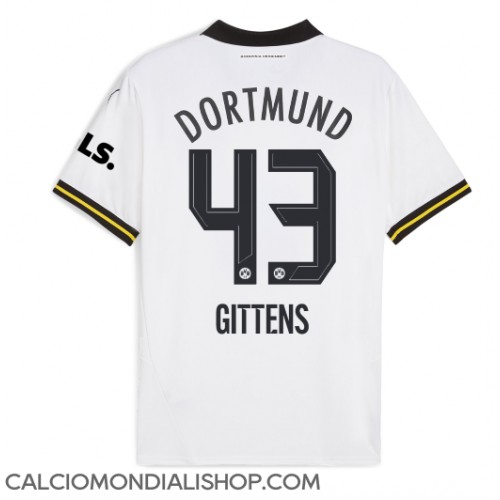 Maglie da calcio Borussia Dortmund Jamie Bynoe-Gittens #43 Terza Maglia 2024-25 Manica Corta